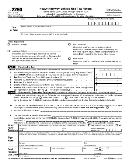 Form IRS 2290 Nebraska