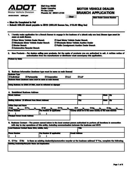 Form 46-0414 Arizona