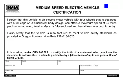 Form 735-7213 Oregon