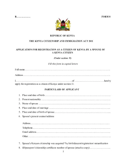 Formulário de inscrição do cidadão