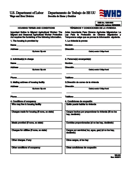 Form WH-521
