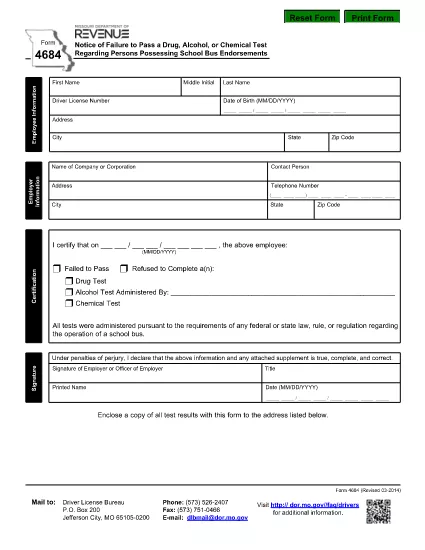 Form 4684 Missouri