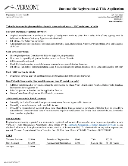 Modulo VD-038 Istruzioni Vermont