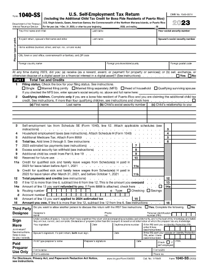 Form 1040-SS