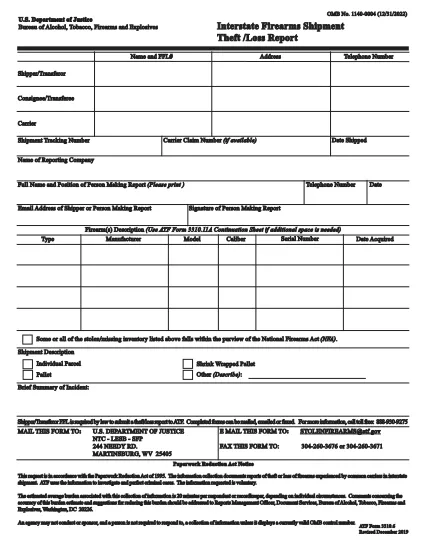 ATF Form 3310.6