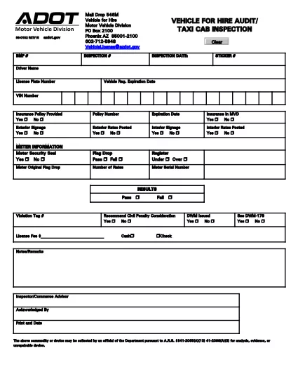 Form 36-0102 Arizona