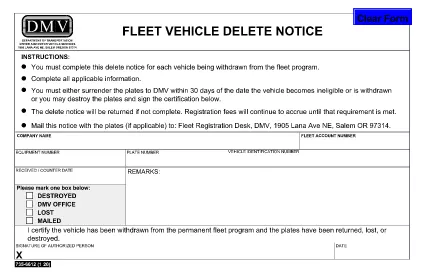 Form 735-6612 Oregon