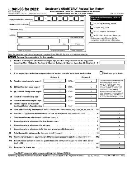 Form 941-SS