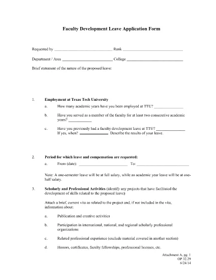 Fakultät Entwicklung Anwendung Formblatt