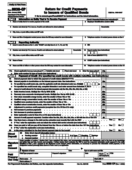 Form 8038-CP