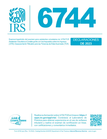 فرم 6744 (نسخه اسپانیایی)