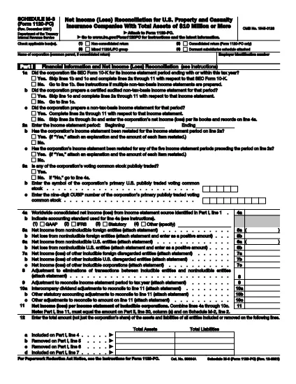 Form 1120-PC schema M-3